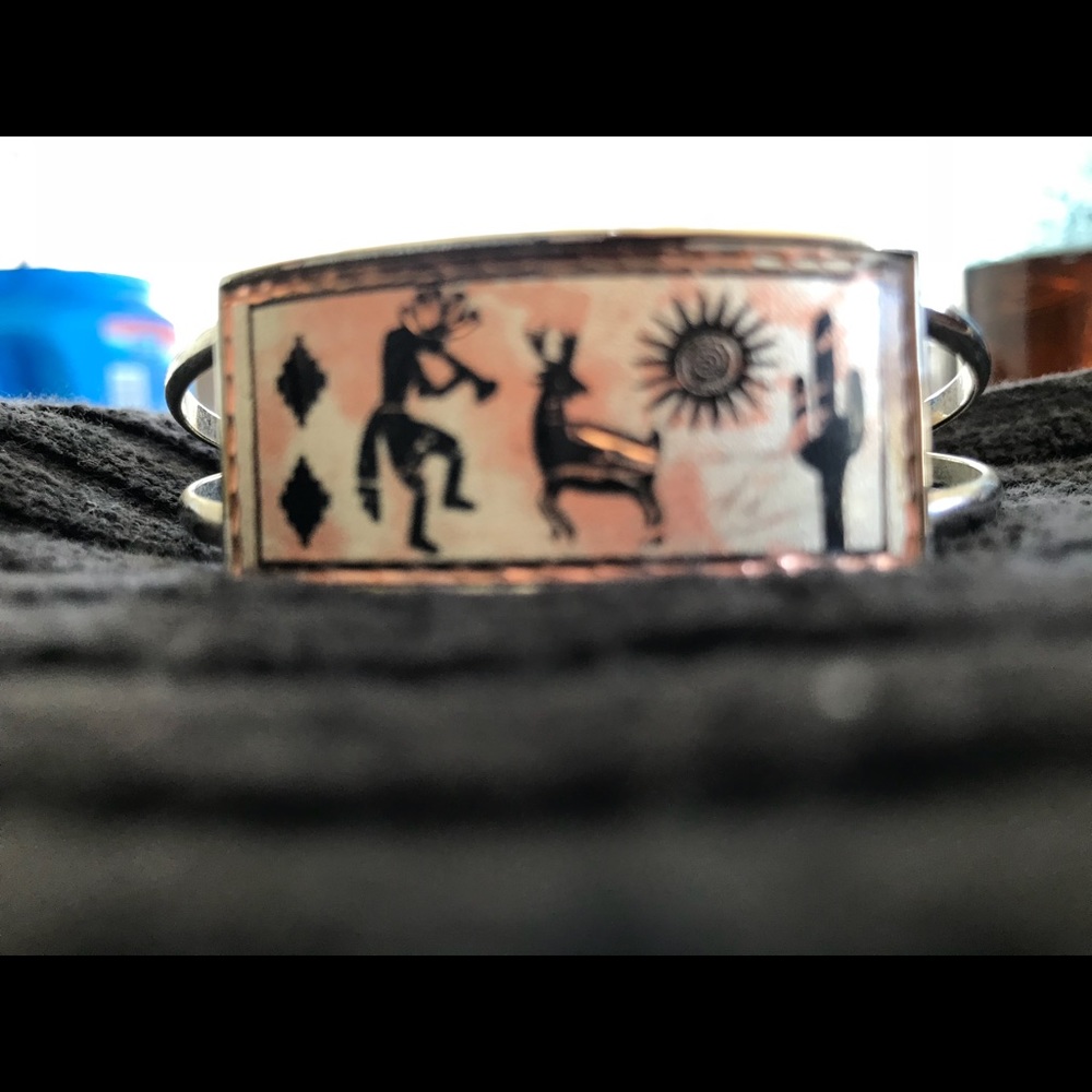 Navajo storytelling bracelet
